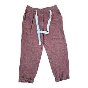 Wilfred Aritzia Chocolate Brown Lightweight Boho Cottagecore Linen Blend Pants6